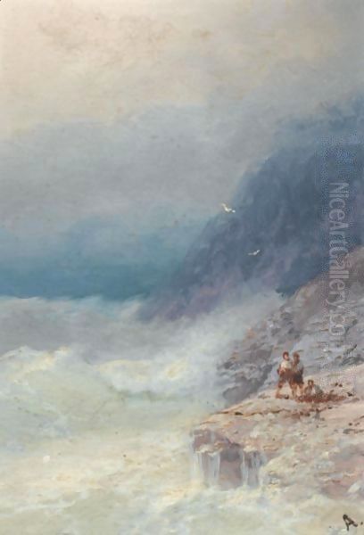 The Survivors 3 Oil Painting by Ivan Konstantinovich Aivazovsky