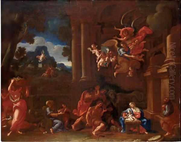 Adorazione Dei Pastori 3 Oil Painting by Italian School