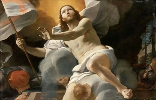 Cristo Risorto Oil Painting by Mattia Preti