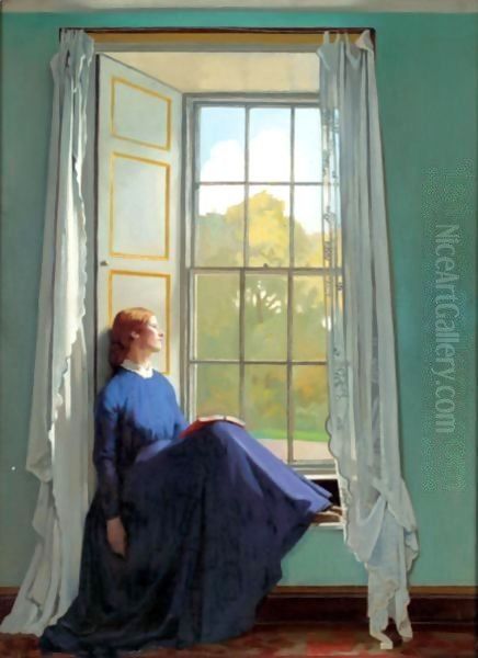 The Window Seat Oil Painting by Sir William Newenham Montague Orpen