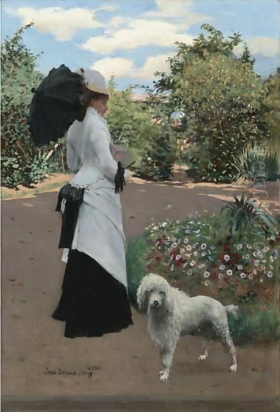 La Boule De Verre Oil Painting by Jean-Georges Beraud