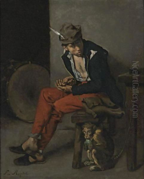 Le Saltimbaque Oil Painting by Ferdinand Victor Leon Roybet