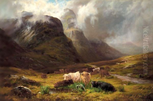 In Glencoe Oil Painting by Louis Bosworth Hurt