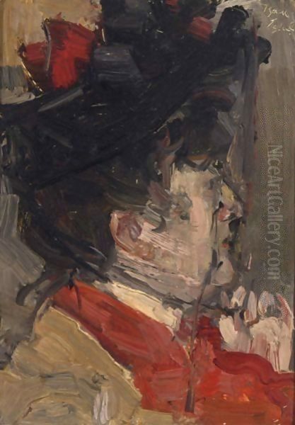 A Portrait Of Therese Schwartze Oil Painting by Isaac Israels