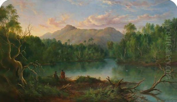 Mount Dromedary Oil Painting by James Howe Carse