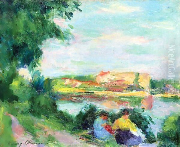 Paysage Oil Painting by Henri Ottmann