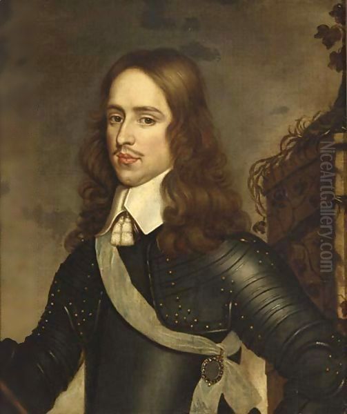 A Portrait Of Prince William II (1626-1650) Oil Painting by Gerrit Van Honthorst