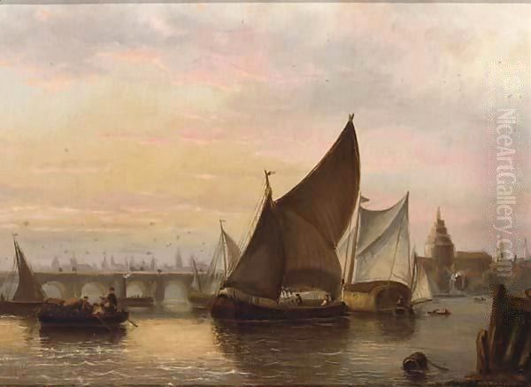 Provisioning The Ships Oil Painting by Christiaan Lodewijk Willem Dreibholtz