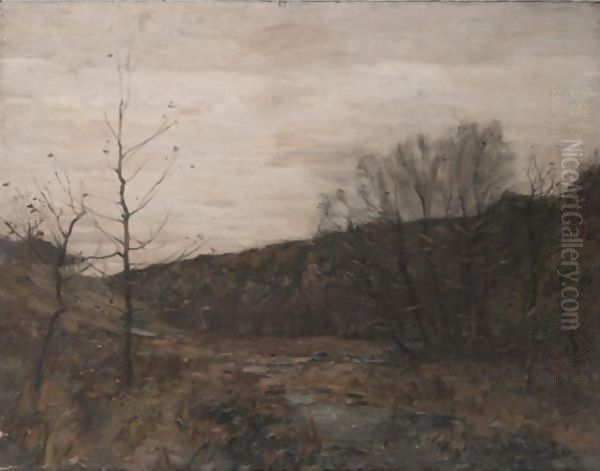 A View Of Bucks County Oil Painting by William Langson Lathrop