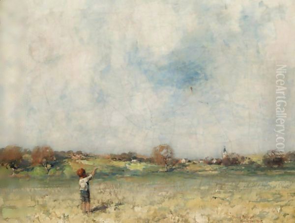 The Kite Oil Painting by James Paterson