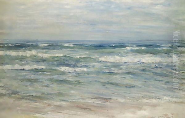 Atlantic Surf Oil Painting by William McTaggart