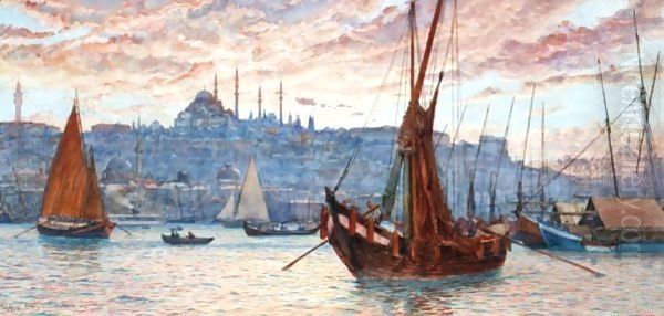 Constantinople Oil Painting by Tristram Ellis