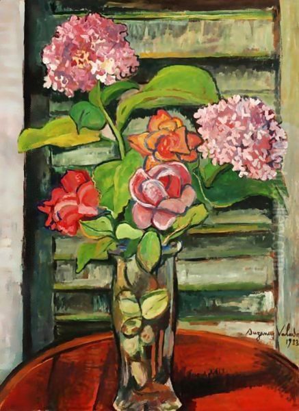 Fleurs Oil Painting by Suzanne Valadon