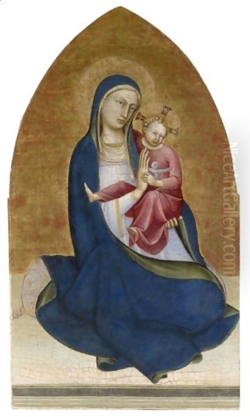 The Madonna Of Humility Oil Painting by Lorenzo Monaco