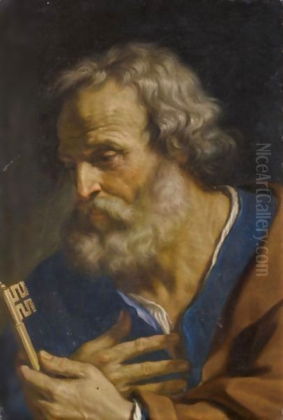 Saint Peter Oil Painting by Giovanni Francesco Barbieri