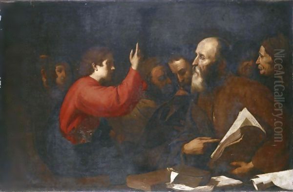 Christ Among The Doctors In The Temple Oil Painting by Jusepe de Ribera