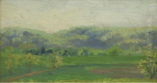 Spring- Rockland Lake Oil Painting by Arthur Bowen Davies