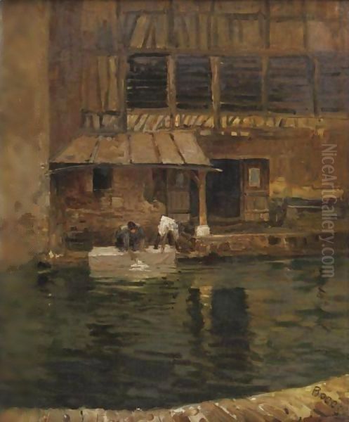 Tannerie Sur La Bievre Oil Painting by Frank Myers Boggs