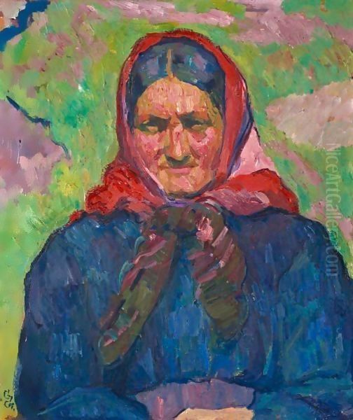 Carolina, 1921 Oil Painting by Giovanni Giacometti