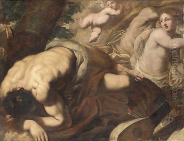 Allegoria Oil Painting by Pietro Liberi