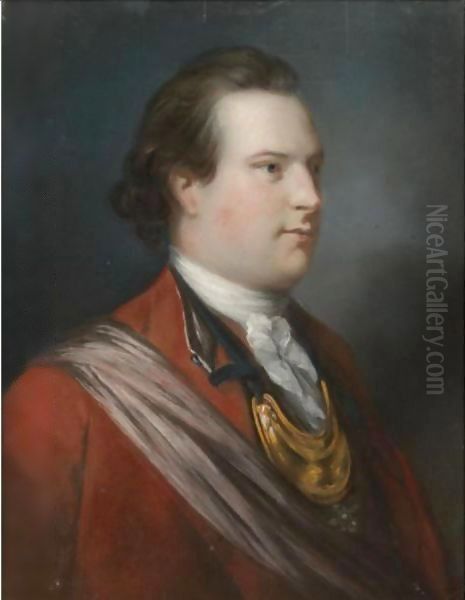 Portrait Of General William Keppel (1727-1782) Oil Painting by Francis Cotes