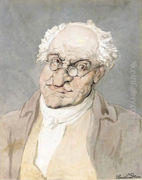 Suspicion Oil Painting by Thomas Rowlandson