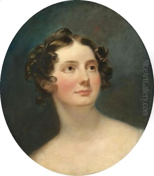 Portrait Of A Lady, Traditionally Identified As Margaret, Countess Of Blessington (1789-1849) Oil Painting by Sir Thomas Lawrence