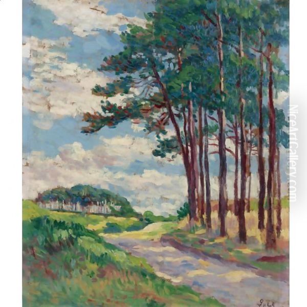 Paysage 3 Oil Painting by Maximilien Luce