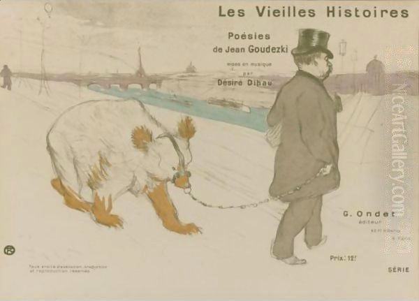 Les Vielles Histoires Oil Painting by Henri De Toulouse-Lautrec