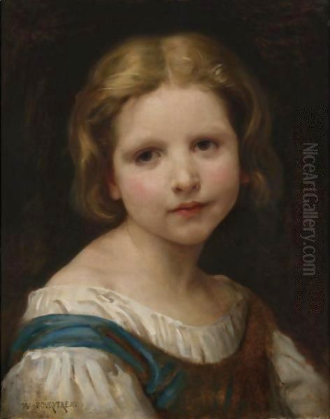 Portrait Of A Girl Oil Painting by William-Adolphe Bouguereau