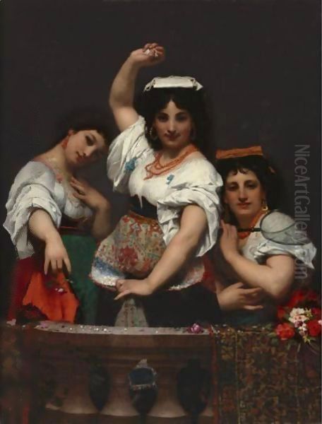 Les Confettis Oil Painting by Pierre-Louis-Joseph de Coninck