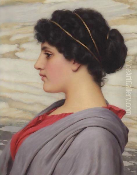 Perilla Oil Painting by John William Godward