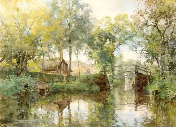 Giethoorn Oil Painting by Willem Bastiaan Tholen