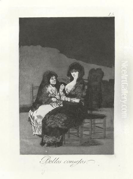 Los Caprichos 2 Oil Painting by Francisco De Goya y Lucientes