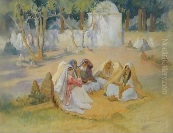 Algiers Oil Painting by Frederick Arthur Bridgman