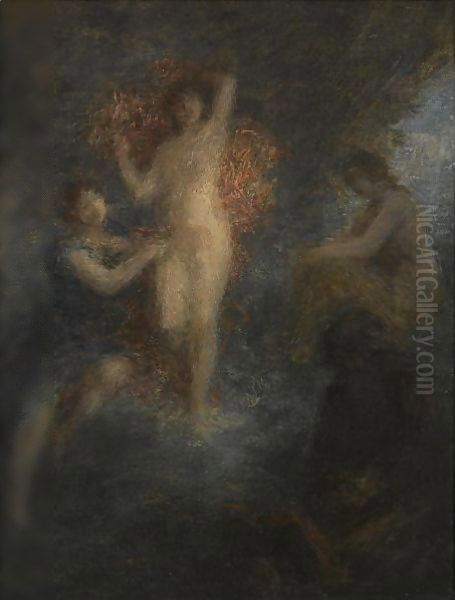 La Tentation De Saint Antoine Oil Painting by Ignace Henri Jean Fantin-Latour