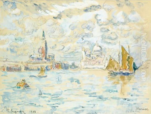 Venise 3 Oil Painting by Paul Signac