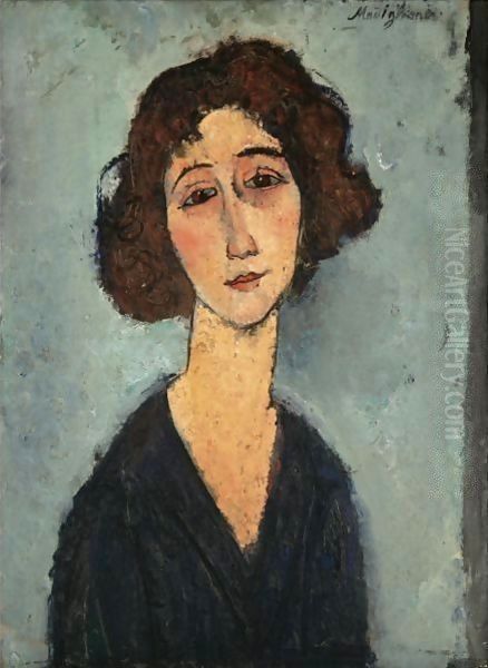 Jeune Femme (Totote De La Gaite) Oil Painting by Amedeo Modigliani