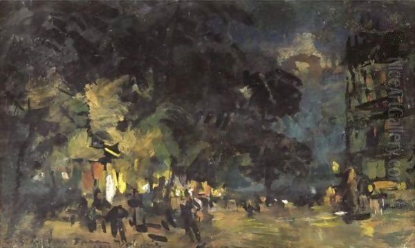 View Of Valencia Oil Painting by Konstantin Alexeievitch Korovin