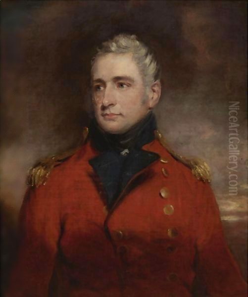 Portrait Of A Gentleman, Said To Be The Hon. Edmund Phipps Oil Painting by John Hoppner