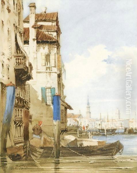 Venice Oil Painting by Thomas Shotter Boys