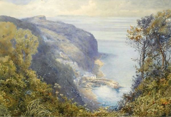 Clovelly, North Devon Oil Painting by Charles Robertson