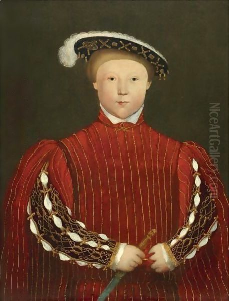 Portrait Of Edward, Prince Of Wales, Later King Edward VI (1537-1553) Oil Painting by Hans Holbein the Younger