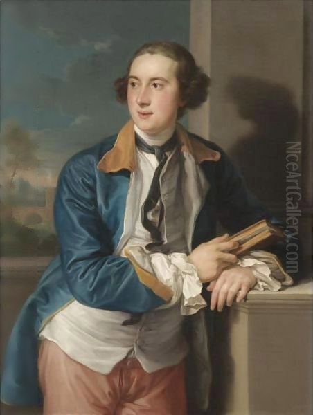 Portrait Of William Legge, 2nd Earl Of Darmouth (1731-1801) Oil Painting by Pompeo Gerolamo Batoni