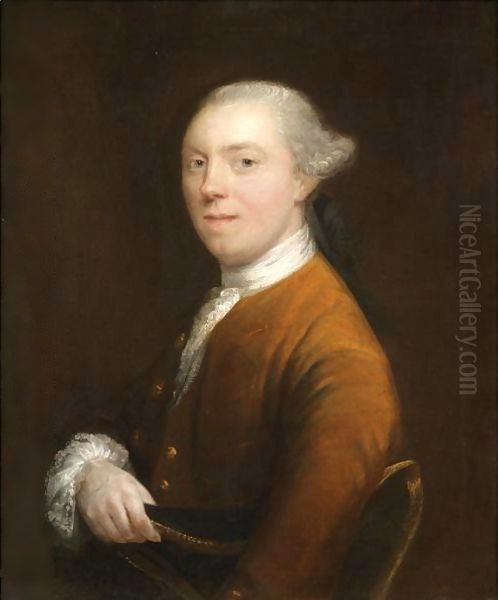 Portrait Of Captain Sharpe Oil Painting by Thomas Gainsborough