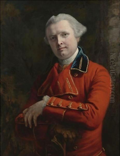 Portrait Of A Gentleman, Said To Be Sir Hector Monro, K.B. (1726-1806) Oil Painting by Francis Cotes