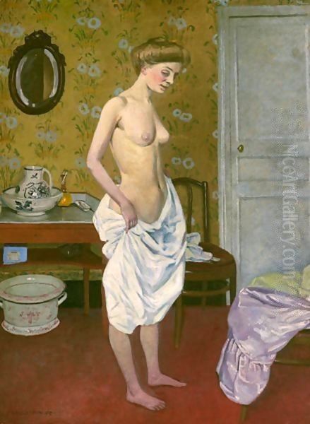 The Dressing Room, 1905 Oil Painting by Felix Edouard Vallotton