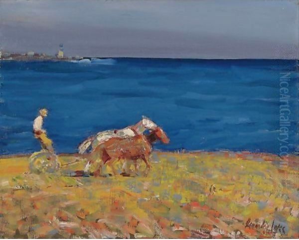 Henry Dyer, Cape Elizabeth, Maine Oil Painting by George Luks