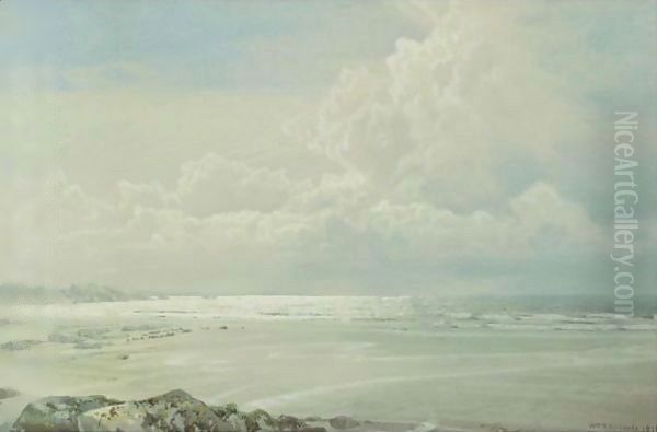 Coffins Beach, Cape Ann, Massachusetts Oil Painting by William Trost Richards