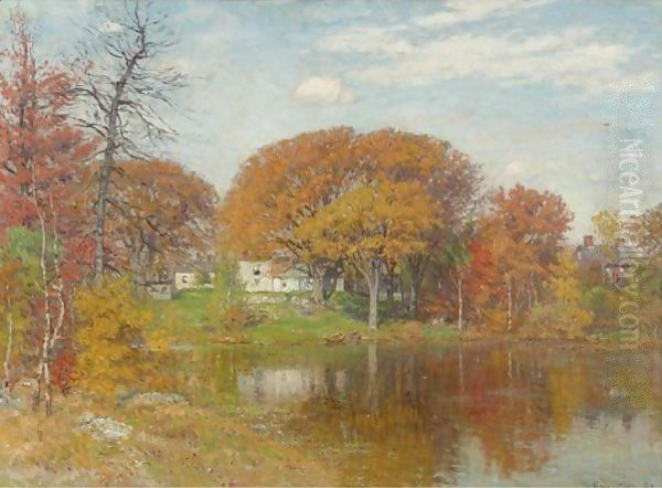 Autumn Morning, Neponset Oil Painting by John Joseph Enneking